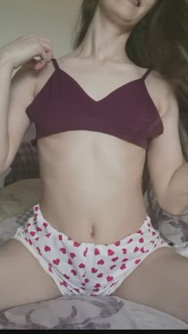 Extra small tummy &amp; tits!