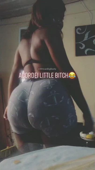 african big ass booty gif