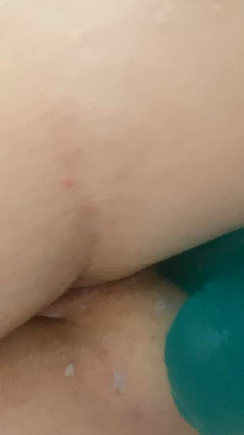 ass amateur masturbating dildo homemade anal gif
