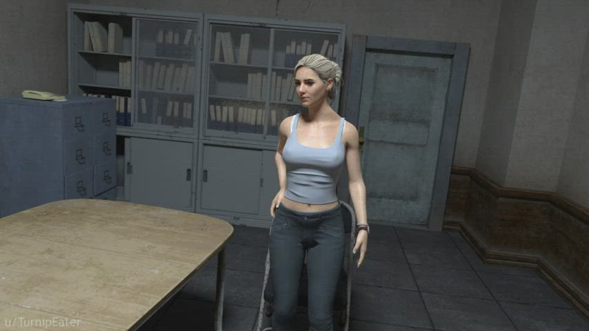3D CMNF Examination Forced Groping Jail Prison gif