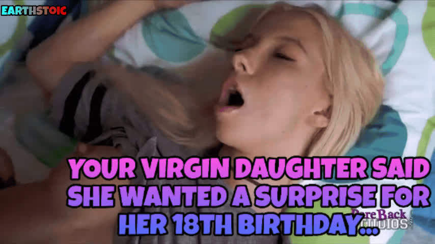 Surprise for Virgin Daughter...