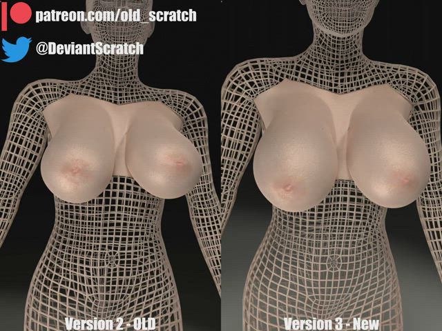 3d animation bouncing tits gif
