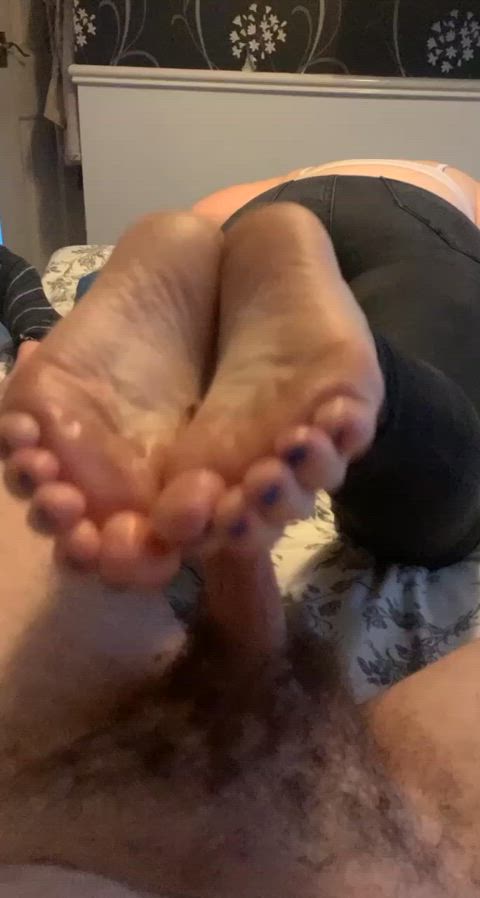 foot fetish footjob soles gif