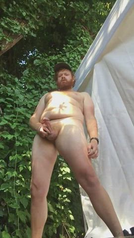 Outside Leaking My Excess Cum Before Finally Cumming For Real