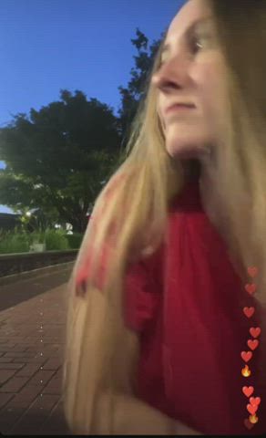 boobs flashing public gif