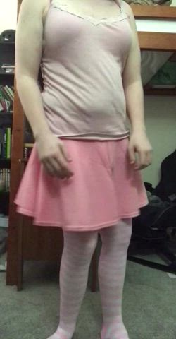 femboy sissy skirt gif