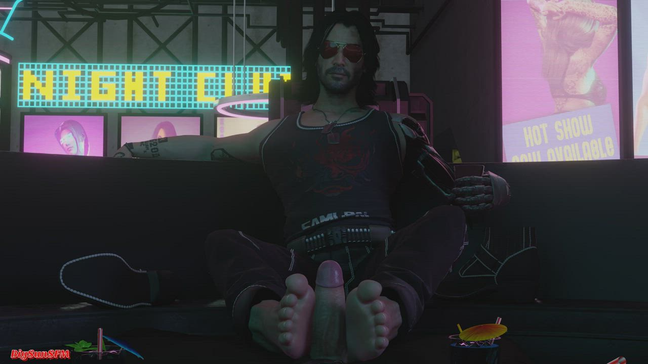 3D Footjob Gay gif