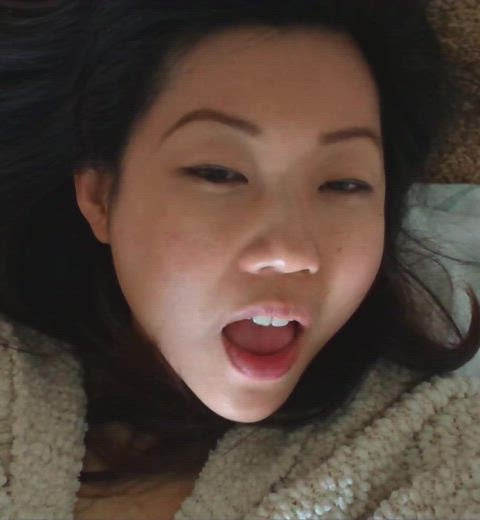 asian cute face fuck onlyfans teen tongue tongue fetish gif