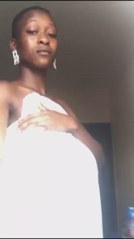 Big Tits Ebony Skinny gif