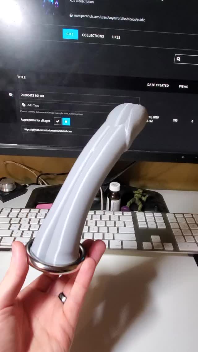 Modeled and printed my erection via Fusion 360