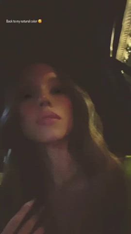 big tits brunette celebrity cleavage sydney sweeney gif