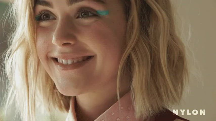 hair kiernan shipka smile gif