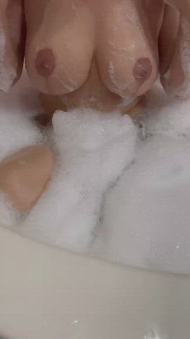 bathtub big tits tits girls-showering gif