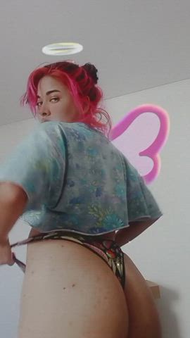 angel argentinian big ass doll pink tattoo wedgie gif