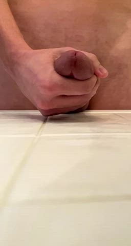 big dick cum cumshot gif