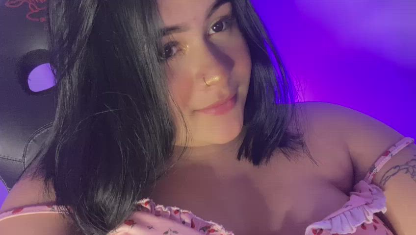 babe big tits boobs booty brunette cute latina orgasm sex teen gif
