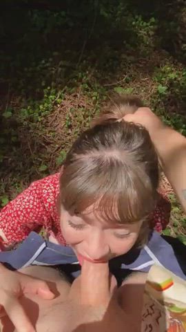 amateur deepthroat face fuck gagging pov public rough sloppy throat fuck gif