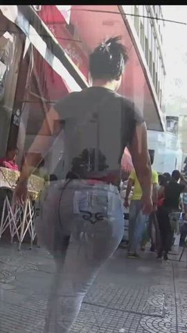 Ass Big Ass Candid Dominican Intense Jeans Tight gif