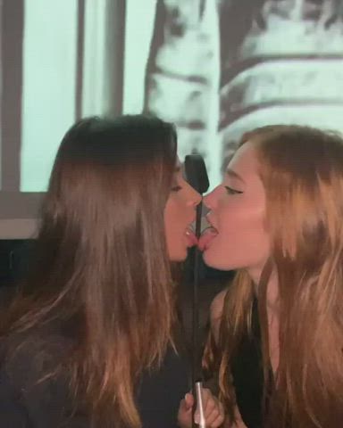 Kissing Lesbian Lesbians gif