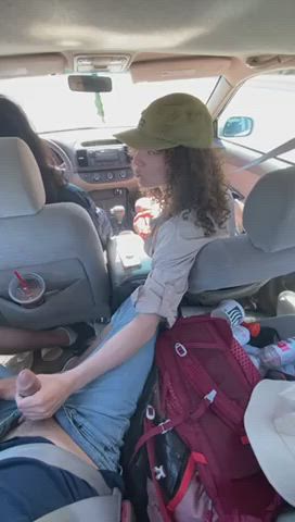 car handjob teen gif