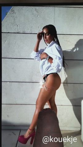 Georgina Rodriguez cum tribute (my telegram with all my tribute is on my profile)