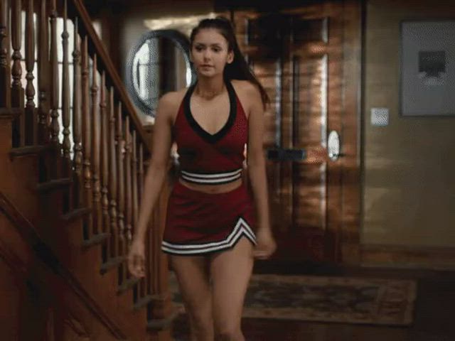 cheerleader nina dobrev sexy gif