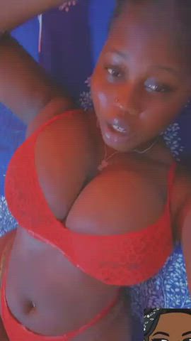 African Big Tits Bra Cute Ebony Panties gif