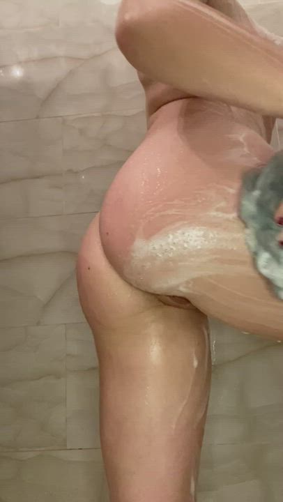Ass Booty Shower gif