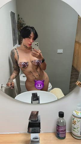 cosplay fitness latina tattoo gif