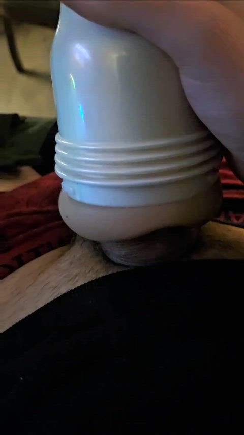 amateur beta clothed edging fleshlight homemade masturbating small cock small dick