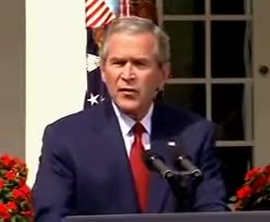 Bush talks about EXPLOSIVES in building (on 9/11?)