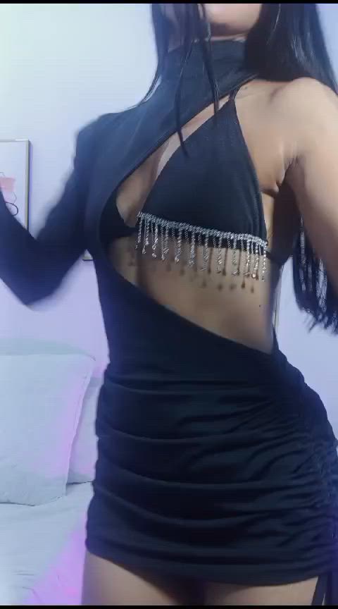 cam camgirl latina mirror model sensual skinny skirt webcam gif