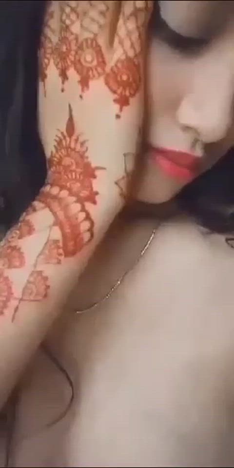 boobs desi selfie titty drop gif