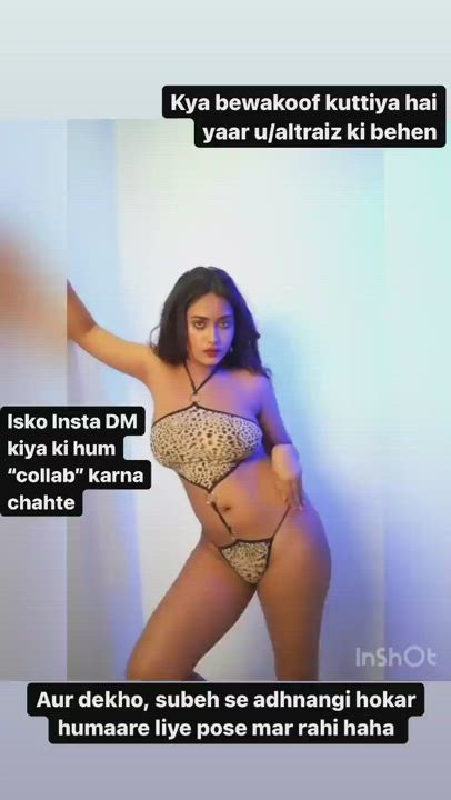 Behen bani “model” (insta oC cap)