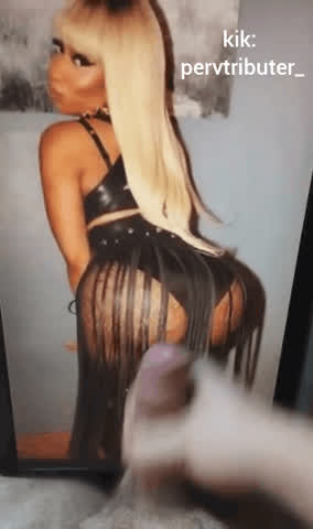 bwc big ass jerk off nicki minaj tribute gif