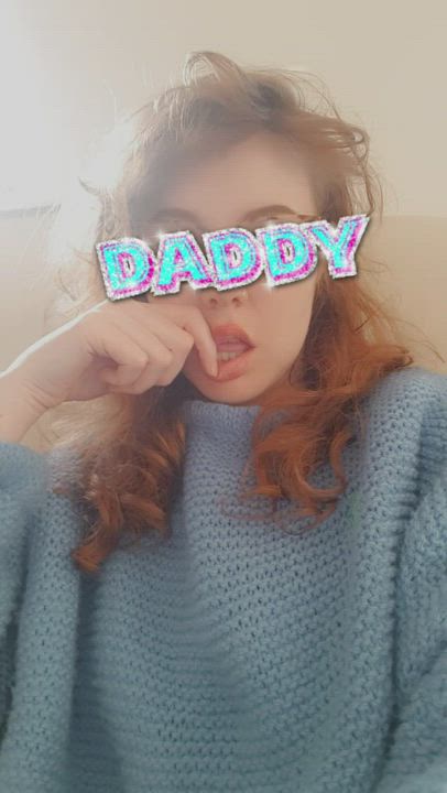 Daddy Femdom Goddess Redhead Worship gif