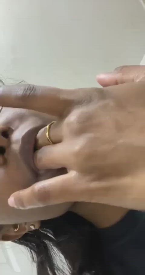 asian fingering pussy gif