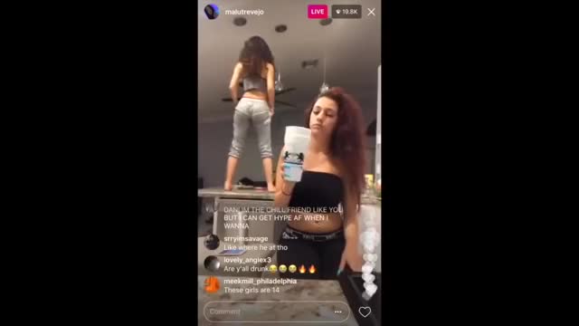 Malu Trevejo TWERK on Instagram