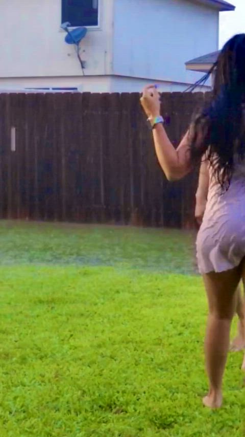 ass grabbing kissing latina outdoor real couple gif