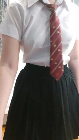 I'm in college now, so I probably shouldn't wear my old school uniform anymore...