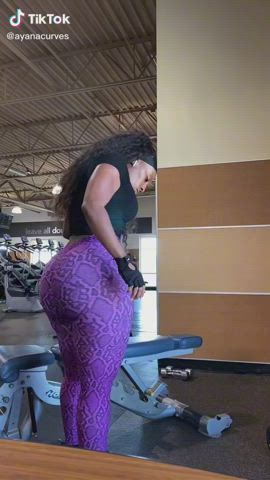 Ebony TikTok Workout gif