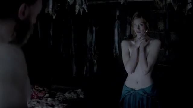 Tall blonde Alyssa Sutherland fucked in Vikings