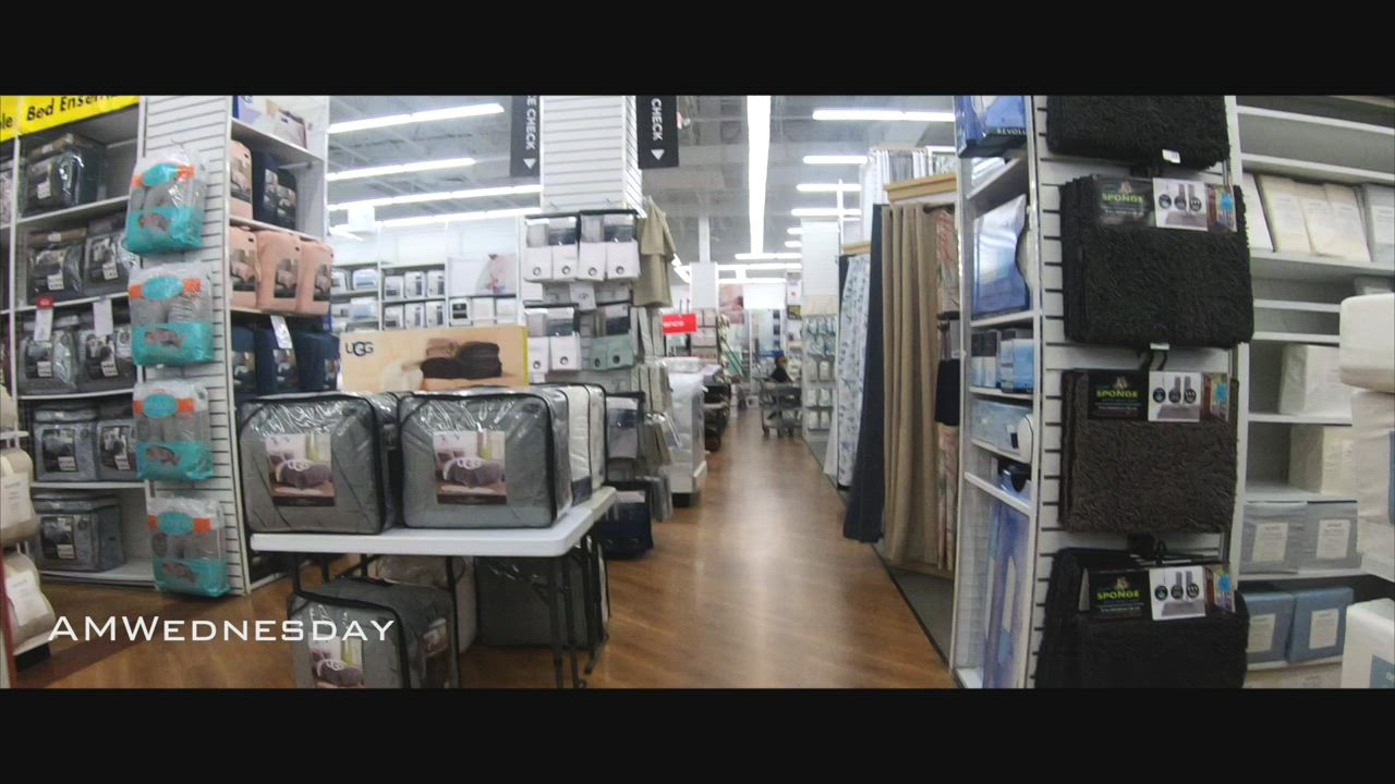 Bed Bath and Beyond has the smallest changing rooms!