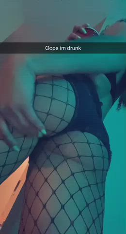 ass fishnet latina party teen gif