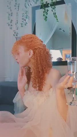 dress dripping goddess onlyfans redhead spit gif