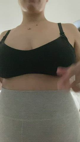 Wanna play with mommy’s tits ?
