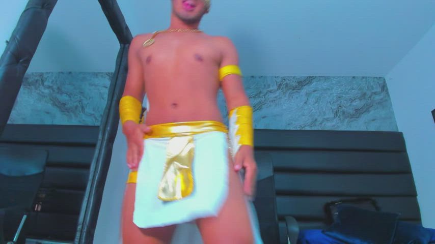 Dancing while your cum runs through my body!