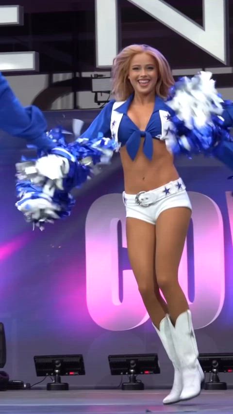 belly button cheerleader belly gif