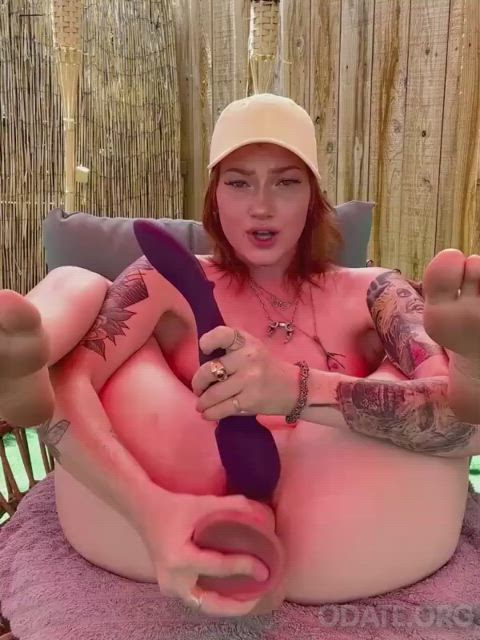 dildo male masturbation onlyfans outdoor redhead solo tattoo trimmed gif