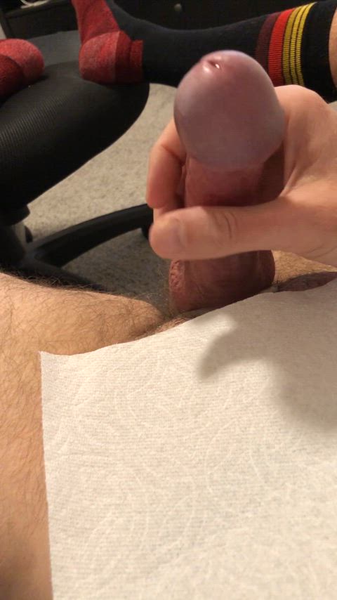 I flew a little too close to the sun while edging. Watch me drool cum and accidentally